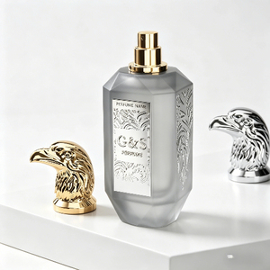 Oferta Especial: Envase de Perfume Cuadrado de Vidrio Plano Personalizado, Color Rosa, a Prueba de Fugas, para Envasado de Cosméticos al por Mayor - Product Image 2
