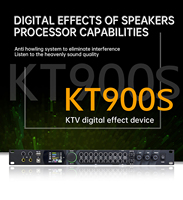 GAX-KT900S Procesador Digital de Audio Profesional DSP, Mezclador de Sonido con Efectos, Reproductor USB con Software para PC, para KTV y Bodas