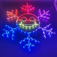 Guirlande lumineuse à pixels programmable Ws2811 LED RGB, boule pliable illuminée pour Noël, motifs lumineux 3D