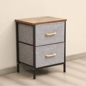 Commode à <span class=keywords><strong>2</strong></span> <span class=keywords><strong>tiroirs</strong></span> en tissu personnalisable, meuble <span class=keywords><strong>de</strong></span> <span class=keywords><strong>rangement</strong></span>, armoire <span class=keywords><strong>de</strong></span> chevet, étagère <span class=keywords><strong>de</strong></span> <span class=keywords><strong>rangement</strong></span>, table <span class=keywords><strong>de</strong></span> nuit minimaliste - Product Image 3