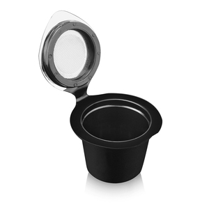 3 capsules de café en plastique rechargeables, dosettes <span class=keywords><strong>Nespresso</strong></span> réutilisables avec filtre en acier inoxydable pour machine à café <span class=keywords><strong>Nespresso</strong></span> - Product Image 2