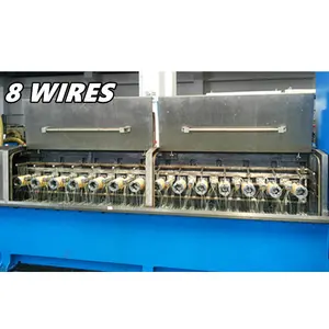 multi wire drawing machine with annealer for 8 wires