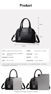 New Fashion Crossbody Bag Large Capacity Shoulder Bag Soft PU Leather Women's Handbag Designer Senior Luxury Crossbody Bag - Product Image 3
