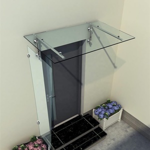 Soportes de Acero Inoxidable Resistentes para <span class=keywords><strong>Toldos</strong></span> de Vidrio Kinmade, Toldo de Vidrio Transparente para Exteriores, Vidrio Laminado - Product Image 1