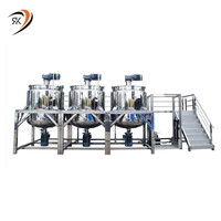 Agitateur de cuve de mélange industrielle 400L/1000L, machine de mélange chauffante polyvalente pour savon liquide/cosmétiques, avec moteur central performant