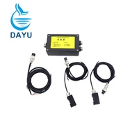 DAYU Non Contact Tank Water Level Detector Sensor ,Dual Channel External Mount Ultrasonic Liquid Level Switch