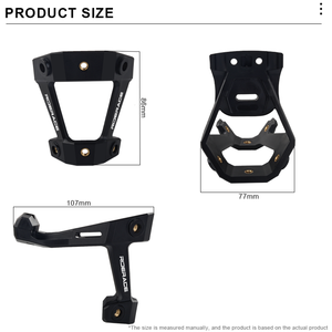 RIDERACE-Portabotellas para bicicleta, extensor de jaula, bicicleta de sillín de aleación de aluminio, soporte doble para botellas, adaptador portabotellas para ciclismo - Product Image 6