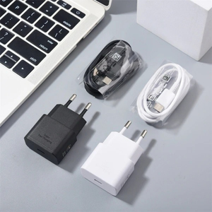 Chargeur en gros USB C Chargeur 25W Super Rapide EU US UK Adaptateur T2510 Pour <span class=keywords><strong>Samsung</strong></span> S23 S22 <span class=keywords><strong>S21</strong></span> Plus <span class=keywords><strong>FE</strong></span> A54 M54 Z Fold 5 4 - Product Image 3
