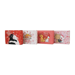 Boîte en papier cadeau de saint-valentin, nouveau design, avec Double motif d'amour, vente en gros - Product Image 2