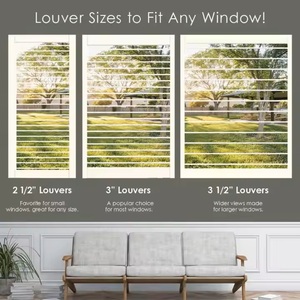 Sang trọng tùy chỉnh ngang có thể điều chỉnh Rèm gỗ thật PVC được xây dựng trong cài đặt đồng bằng kỹ thuật đẹp bóng râm - Product Image 6