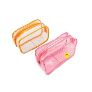 Bolsa de Cosméticos Transparente de Plástico Impermeable con Diseño de Caramelos y Logotipo Personalizado, con Cierre, Color y Tamaño Personalizables para Mujer - Product Image 1