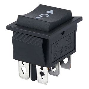 Interruptor Basculante KCD4-223 de Montaje en Panel, Momentáneo, 6 Pines, DPDT, Encendido/<span class=keywords><strong>Apagado</strong></span>/Encendido - Product Image 2