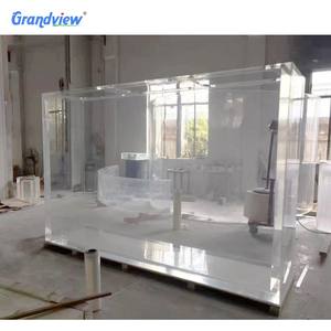 Grandview Custom Clear Fish Tank <span class=keywords><strong>Aquarium</strong></span> Acryl Custom Afgerond <span class=keywords><strong>Aquarium</strong></span> - Product Image 5