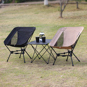 Silla de Camping Plegable Ultraligera de Tubo de Hierro para Exteriores, de Apertura Rápida, Silla Luna para Pesca, Precio Mayorista Económico - Product Image 2
