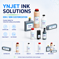 Encre noire à séchage rapide compatible D IC-2BK153 pour surfaces huileuses, imprimante à jet d'encre CIJ série AX pour imprimante D CIJ