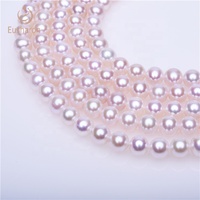 Vente en gros de perles rondes d'eau douce de 8-9mm, bonne brillance, perle ronde d'eau douce naturelle réelle Super rentable de chine