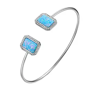 Tùy Chỉnh Opal 925 Sterling Silver Bracelet