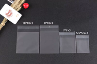 Sacs en PE transparents à fermeture autocollante avec logo personnalisé, petite pochette refermable à fermeture éclair pour accessoires de cheveux, bijoux, cadeaux
