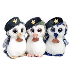 A buon mercato piccolo animale gufo peluche personalizzato logo del marchio giocattoli all'ingrosso peluche peluche gufo peluche