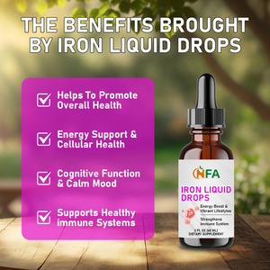 High Quality Iron Liquid Drops Dietary <b>Supplement</b> Helps Boost Energy and Immune Health Natural Mineral Drops - Product Image 2