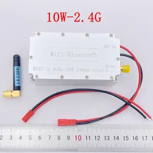 Generator RF VCO keluaran 10W sumber sinyal frekuensi Sweep WiFi dengan fungsi pembuangan panas