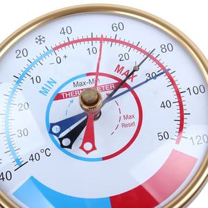 Термометр с биметаллическим циферблатом для теплиц, золотистый, серебристый, минимум 5 дюймов - Product Image 2