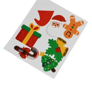 Christmas <b>Cake</b> Decorations Paper Reusable Rectangle Christmas Supplies Venue Setup Props - Product Image 5