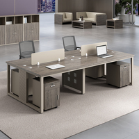 Mobilier de bureau moderne BGZ-27 ensemble tables et chaises de bureau table de travail fabriquée en chine table de bureau du personnel en forme de l