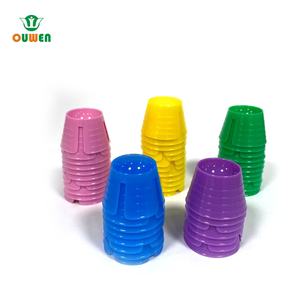 Ouwen produce un piatto di Dappen dentale monouso viola da 200 pz/scatola per miscelare materiali temporanei - Product Image 3