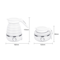 Bouilloire pliable GARIDA, saine et sûre pour les voyages en plein air, pratique à transporter, en silicone de qualité alimentaire, régulation intelligente de la température