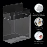 FX Soft PET Transparent 0,5 mm Boîte de protection ETB avec boucle automatique pour cartes Elite Trainer, haute qualité, plusieurs tailles