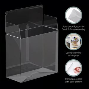FX Soft PET Transparent 0,5 mm Boîte de protection ETB avec boucle automatique pour cartes Elite Trainer, haute qualité, plusieurs tailles - Product Image 1