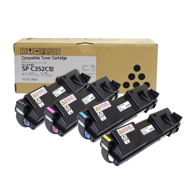 Richo Aficio SP C352 C360 C361 Farbe Drucker Toner für Ricoh SPC360dn SPC360dnw SPC360sfnw SPC361dn SPC352dn spc361sfnw