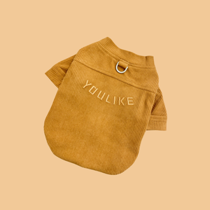 Vêtements pour chien MOFFY automne/hiver, en velours côtelé, chauds, à fermeture éclair, multicolores, style simple, classique et moderne, lavables - Product Image 3