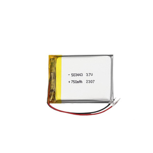 Литий-полимерный аккумулятор 503443 3.7В 750мАч перезаряжаемый для GPS-трекера - Product Image 1