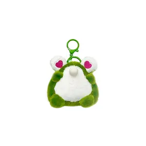 Porte-clés grenouille bulle douce et mignonne qui fait un son, machine à poupée, poupée, sac à dos, pendentif poupée