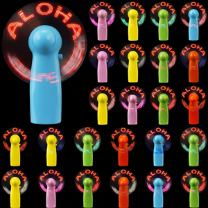 Programmable Mini Advertising Promotional Led Light <b>up</b> Custom Message Handheld <b>Fan</b> With Led Message Celebration Party Goods - Product Image 1