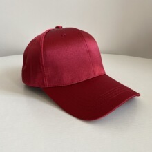 Juego de Gorras de Béisbol de Satén con Logotipo Personalizado para Hombre y Mujer, 3 Piezas, <span class=keywords><strong>Rosa</strong></span>, Negro, Blanco, <span class=keywords><strong>Tela</strong></span> Brillante, Ajustables, Estilo Urbano, para Bodas, Gorras de Estilo Nuevo - Product Image 3