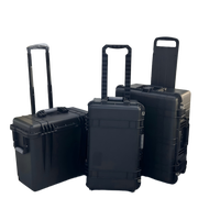 Valise de transport robuste à roulettes IP67 étanche avec coque rigide pour appareil photo, avec mousse de protection