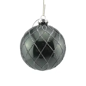 Handgeblazen decoratieve ornamenten grote 15 cm kerstboom glas hangen bal