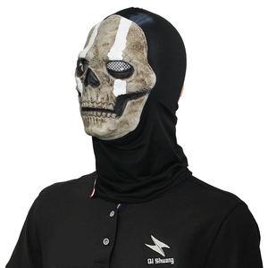 Masque Squelette Effrayant Visage de Fantôme Cosplay avec Logo Personnalisé Halloween Démon Hurlant Appel du Devoir Masque de Tête en Latex - Product Image 3