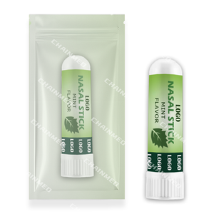 Inhalateur nasal en plastique aromatisé CM, extrait botanique de menthe, soulagement rapide du stress, boost d'énergie, conçu pour les personnes occupées - Product Image 4