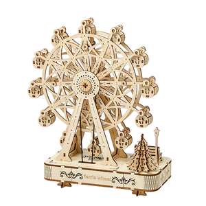 Dropshipping Products 2026 High-End 3D Solid Puzzle Giant Ferris Wheel Wooden <b>Model</b> Handmade 3D Toy - Product Image 2