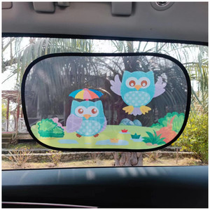Parasol de voiture pour bébé statique s'accrochent pare-soleil de voiture mignon pare-soleil de voiture garder au frais - Product Image 2