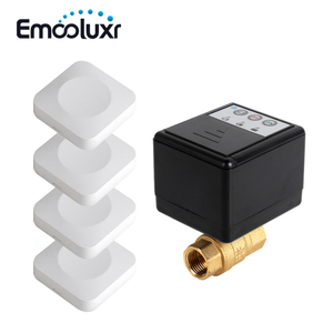 Sistema Inalámbrico de Detección de Fugas de Agua de 433MHz con Válvula de Agua de Latón de Cierre Automático y Alarma en Tiempo Real para Uso Doméstico/<span class=keywords><strong>Industrial</strong></span> - Product Image 1