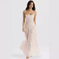 Robe sans manches ajustée de couleur unie pour femme de bureau, tenue décontractée en polyester, taille haute, vente en gros