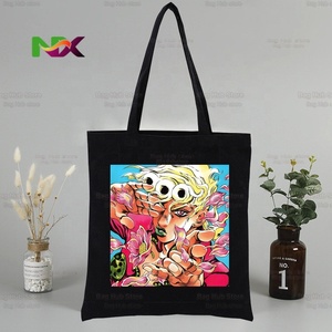 Bolsa de Lona Plegable con Estampado del Anime <span class=keywords><strong>JoJo</strong></span>'<span class=keywords><strong>s</strong></span> <span class=keywords><strong>Bizarre</strong></span> Adventure, Diseño Casual para el Hombro - Product Image 1