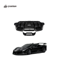 Baru kering penuh 3K Twill/karbon tempa gaya OEM Diffuser belakang untuk SF90 Upgrade ke SF90XX