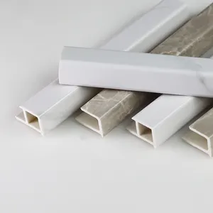 Building Materials Marbling And Solid Pvc Plastic Tile Edging Trim