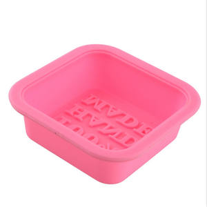 Moule à savon en silicone de qualité alimentaire fait à la main de forme carrée, bricolage pour la fabrication de savon, décoration de gâteaux en fondant, outils de fabrication de savon R0829 - Product Image 3